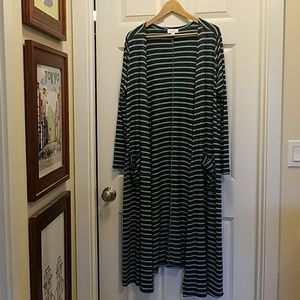LulaRoe Sarah cardigan duster sweater- M